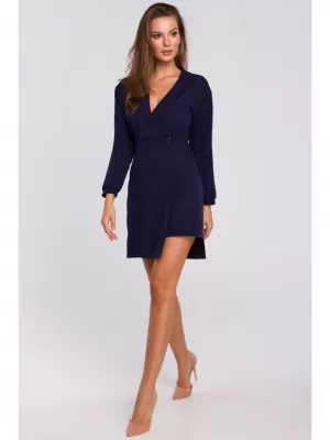 Rochie MAKOVER K034 ALBASTRU PROFUND