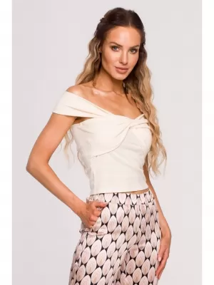 Top pentru femei MOE M680 CREMĂ