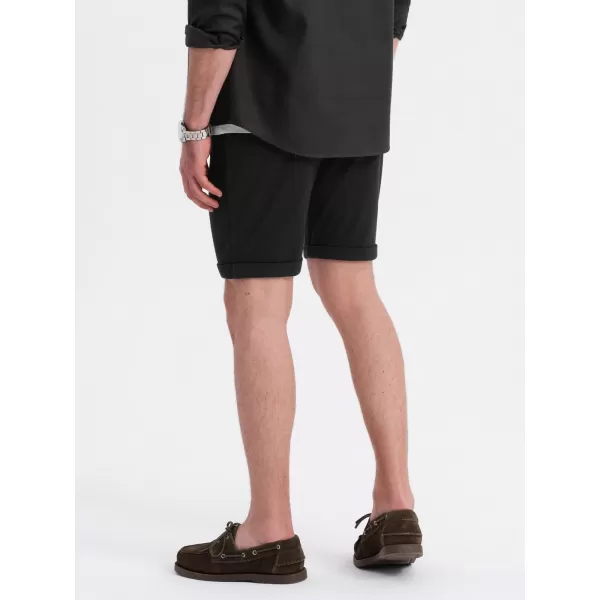  Pantaloni scurţi OMBRE OM-SRCS-0170 NEGRU 
