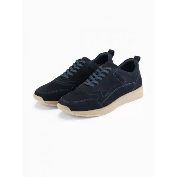  Pantofi pentru bărbați OMBRE OM-FOSL-0205 ALBASTRU MARIN 