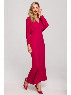 Rochie MAKOVER K143 PRUNĂ