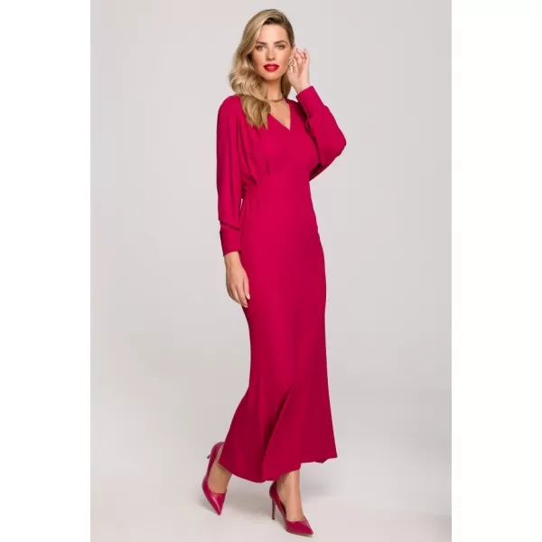  Rochie MAKOVER K143 PRUNĂ 