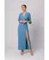 Rochie MAKOVER K163 ALBASTRU CERUL