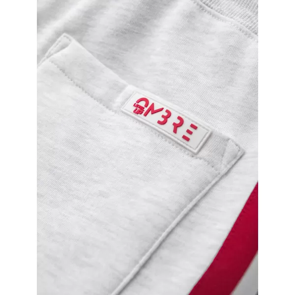  Pantaloni scurți pentru bărbați OMBRE OM-SRSK-0156 MELANGE GRI 