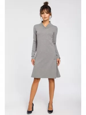 Rochie BEWEAR B044 GRI