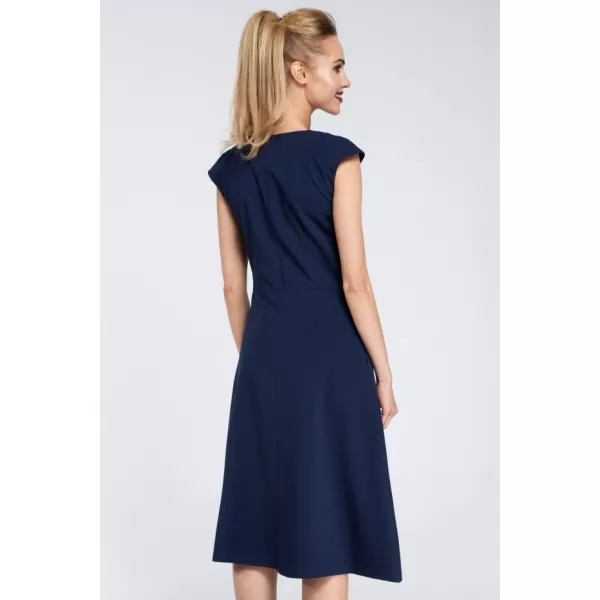  Rochie MOE M296 ALBASTRU MARIN 