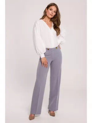Pantaloni de dama MAKOVER K114 GRI PORUMBEL