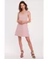Rochie MAKOVER K128 ROZ CREPONAT