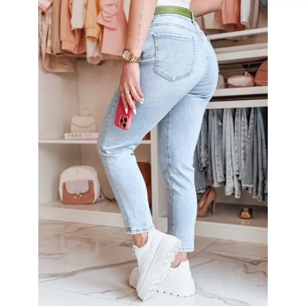  Pantalonii pentru doamne DSTREET FITARINKA UY2422 ALBASTRU 
