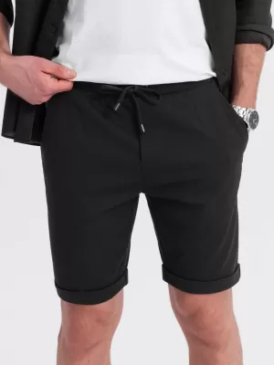 Pantaloni scurţi OMBRE OM-SRCS-0170 NEGRU
