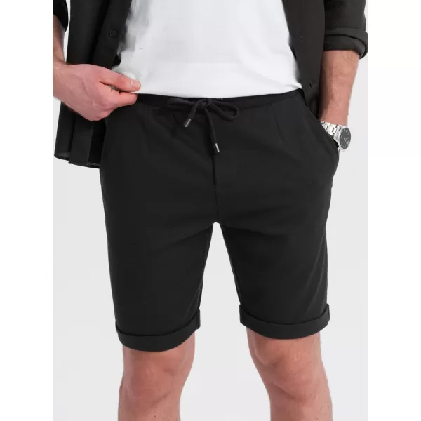  Pantaloni scurţi OMBRE OM-SRCS-0170 NEGRU 