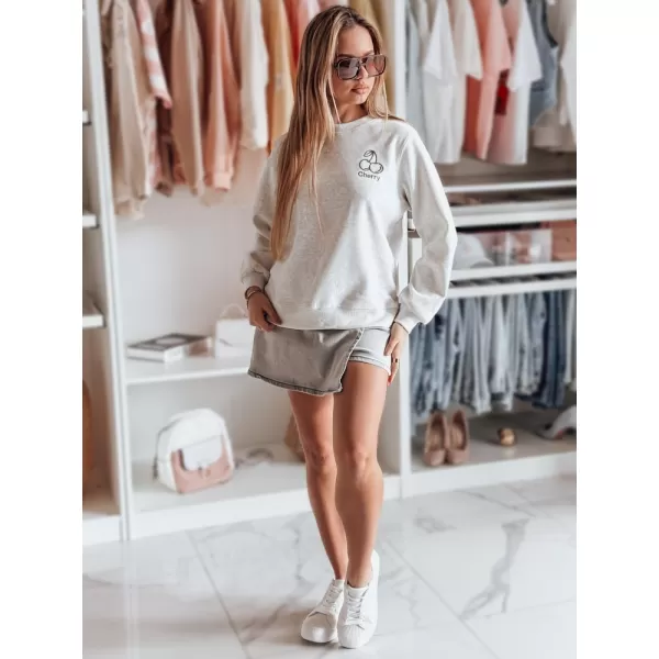  Panoul pentru doamne DSTREET CHERSOFT BY1402 GRI DESCHIS 