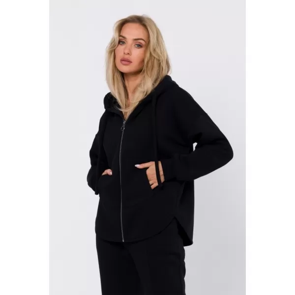  Hanorac de dama MOE M761 NEGRU 