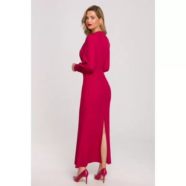  Rochie MAKOVER K143 PRUNĂ 