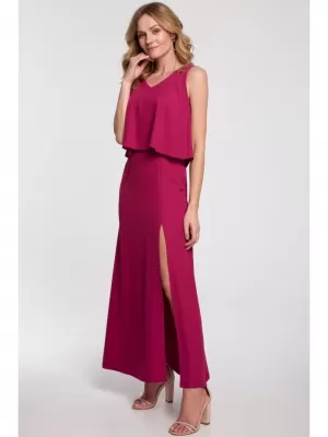 Rochie MAKOVER K048 PRUNĂ