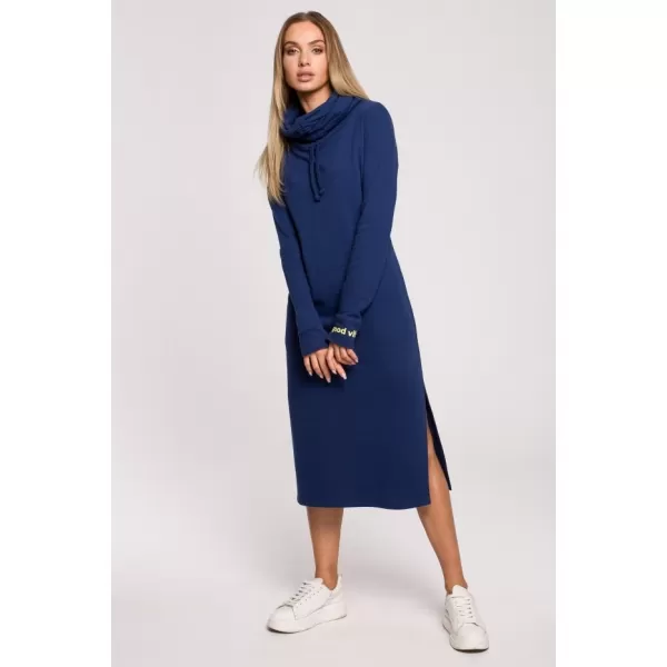  Rochie MOE M622 ALBASTRU PROFUND 