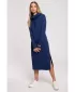 Rochie MOE M622 ALBASTRU PROFUND
