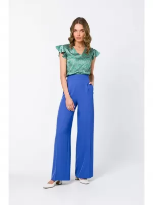 Pantaloni de dama STYLOVE S331 ALBASTRU