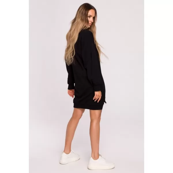  Hanorac de dama MOE M676 NEGRU 