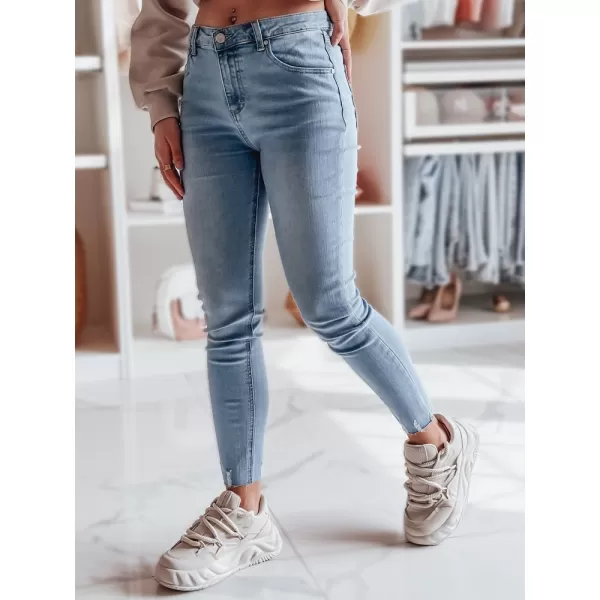  Pantalonii pentru doamne DSTREET SKINNIZA UY2357 ALBASTRU 