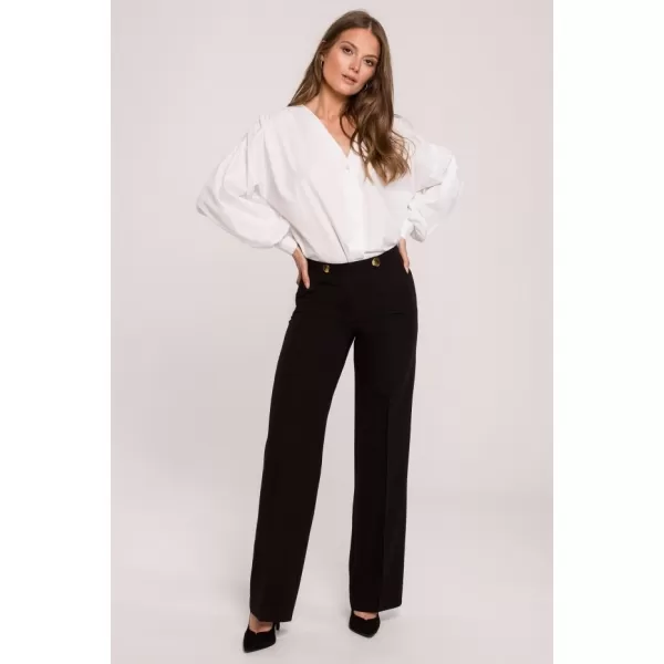  Pantaloni de dama MAKOVER K114 NEGRU 