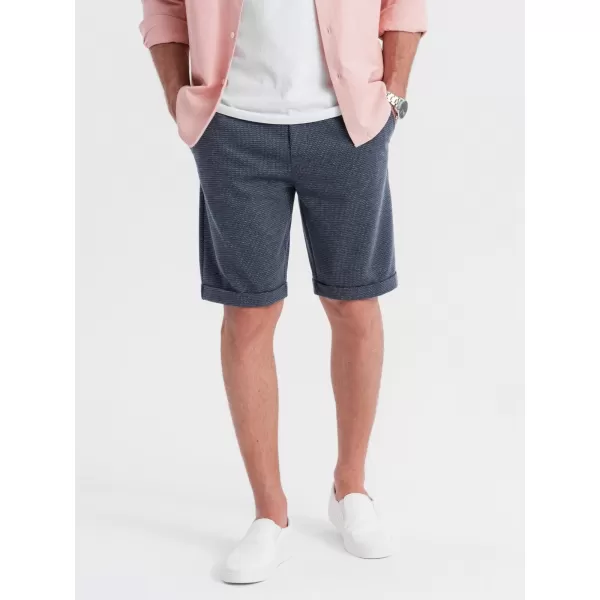  Pantaloni scurţi OMBRE OM-SRCS-0177 ALBASTRU MARIN 