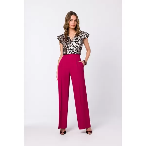  Pantaloni de dama STYLOVE S331 PRUNĂ 