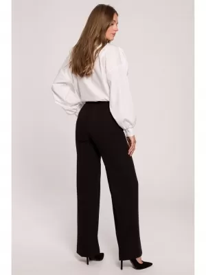 Pantaloni de dama MAKOVER K114 NEGRU