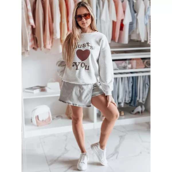  Panoul pentru doamne DSTREET FEELME BY1475 GRI DESCHIS 
