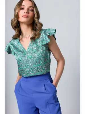 Bluza de dama STYLOVE S344 ALBASTRU