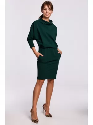 Rochie BEWEAR B175 VERDE ÎNCHIS
