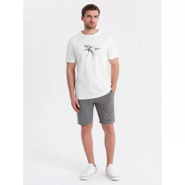  Pantaloni scurţi OMBRE OM-SRSK-0138 GRI 