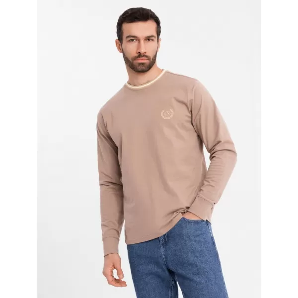  Cămaşă OMBRE OM-LSCL-0128 MARO 