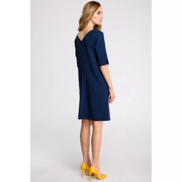  Rochie STYLOVE S113 ALBASTRU MARIN 