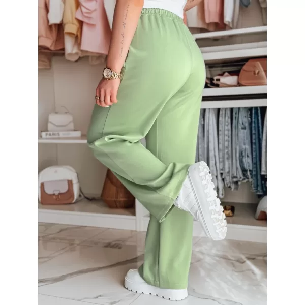  Pantalonii pentru doamne DSTREET DRESSANIK UY2698 VERDE 