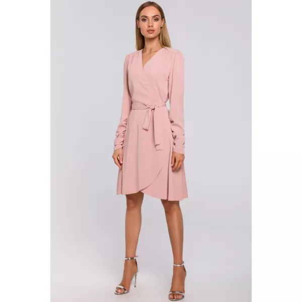  Rochie MOE M487 PUDRA 