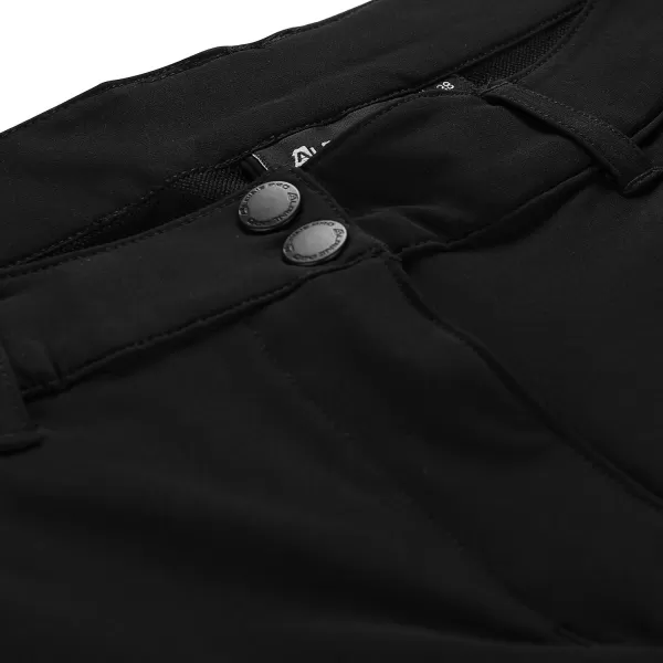  Pantaloni scurți de softshell pentru femei ALPINE PRO BAKA NEGRU 
