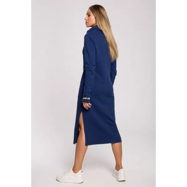  Rochie MOE M622 ALBASTRU PROFUND 