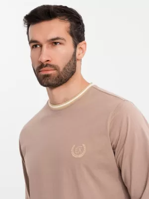 Cămaşă OMBRE OM-LSCL-0128 MARO