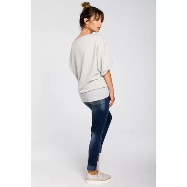  Bluza de dama BEWEAR B048 GRI DESCHIS 