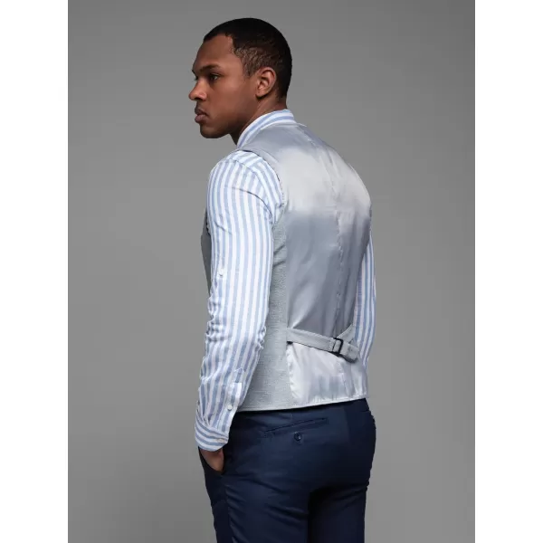  Vestă OMBRE OM-BLZV-0146 MELANGE GRI 