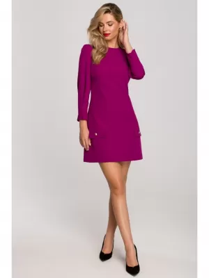 Rochie MAKOVER K148 RUBINE
