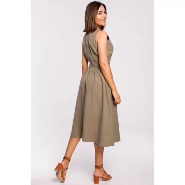  Rochie STYLOVE S224 KAKI 
