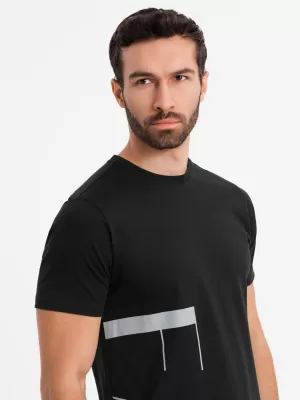 Cămaşă OMBRE OM-TSPT-0213 NEGRU