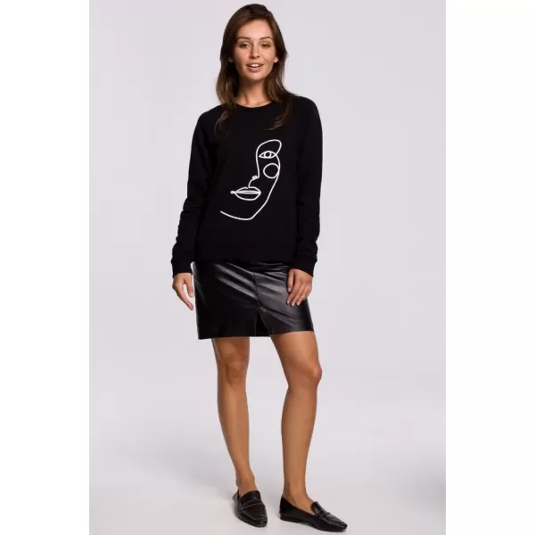  Hanorac de dama BEWEAR B167 NEGRU 