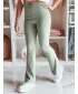 Pantalonii pentru doamne DSTREET FARAFII UY2615 VERDE DESCHIS