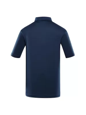 Mens t -thirt cu guler ALPINE PRO COOWEL 2 ALBASTRU