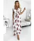 Rochie NUMOCO LISA 434-8 TRANDAFIR ROȘU ÎNCHIS