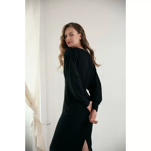  Rochie MAKOVER K143 NEGRU 