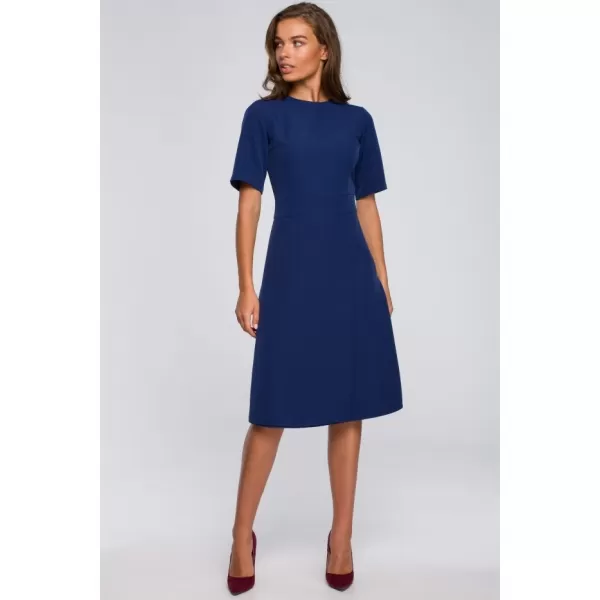  Rochie STYLOVE S240 ALBASTRU MARIN 